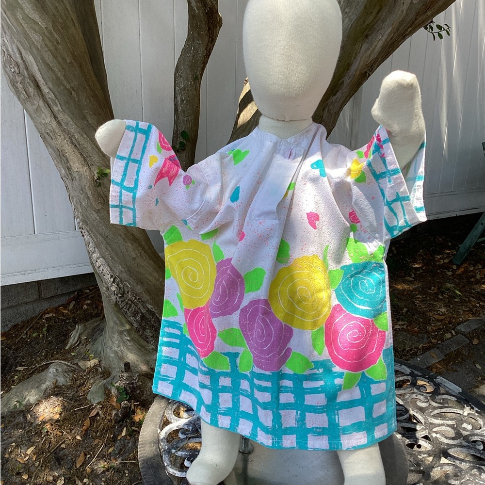 Vintage 80’s Colorful Bon Fleurs Kids Short Sleeve Tee